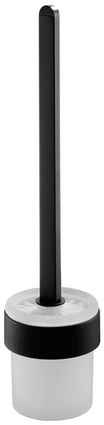BISK Futura black perie de toaletă înșurubat sticlă-negru 02958