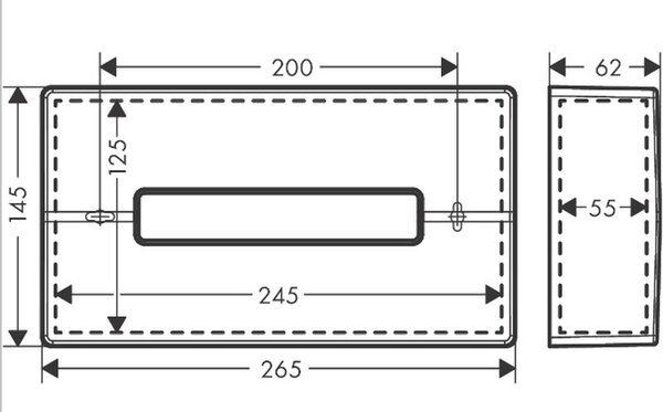 Hansgrohe AddStoris recipient pentru șervețele || 41774000
