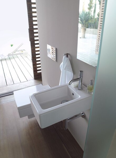 Duravit Vero lavoar 45x25 cm dreptunghiular clasică alb luciu 0702250000