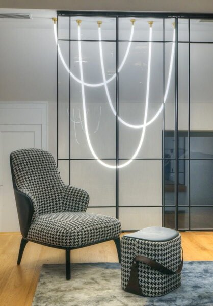 Light Prestige Rope lampă suspendată 1x50 W alb-auriu LP-642/2M