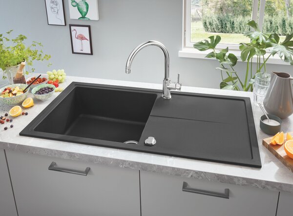 Grohe K400 chiuvetă din granit 100x50 cm negru 31641AP0