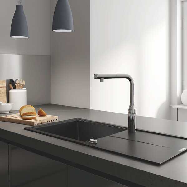 Grohe K400 chiuvetă din granit 100x50 cm negru 31641AP0