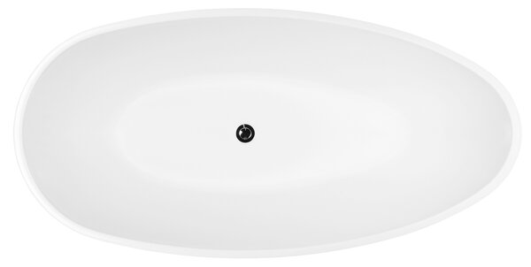 Oltens Daven cadă freestanding 160x80 cm ovală alb 12009000