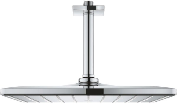 Grohe Rainshower cap de duș cu braț 31x31 cm pătrat StarLight Chrome 26566000