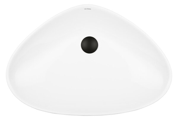 Oltens Vala lavoar 59x39 cm ovale de blat alb luciu 40325000
