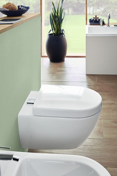 Villeroy & Boch Subway 2.0 vas wc agăţat fără margine alb 5614A101