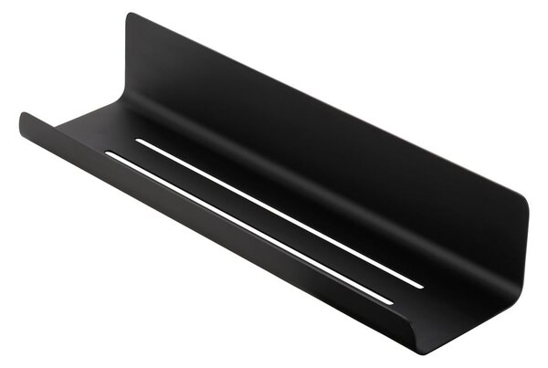 Raft pentru baie negru de montat pe perete din oțel Modo – Blomus