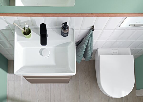 Villeroy & Boch Subway 2.0 vas wc agăţat fără margine alb 5614A101