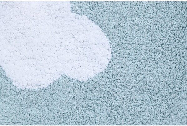 Covor pentru copii albastru deschis lavabil/țesut manual din bumbac 70x100 cm Mini Dream – Lorena Canals