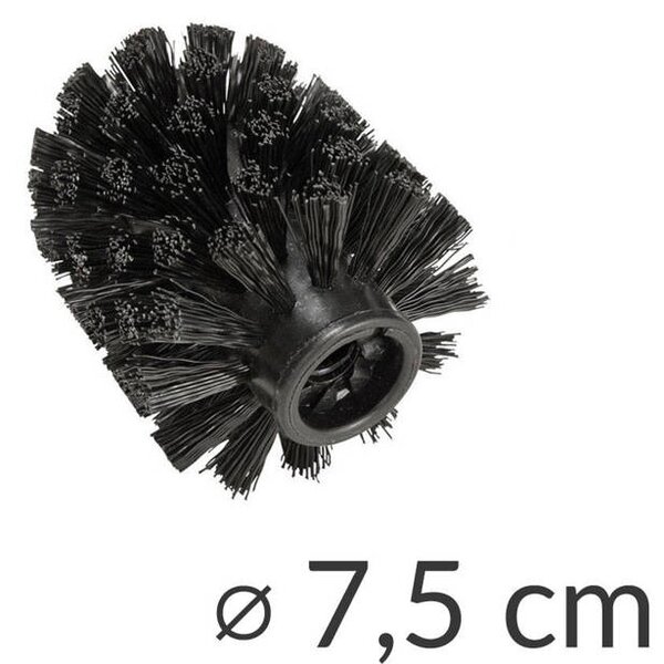 Wenko Bosio suport cu perie wc negru 24329100