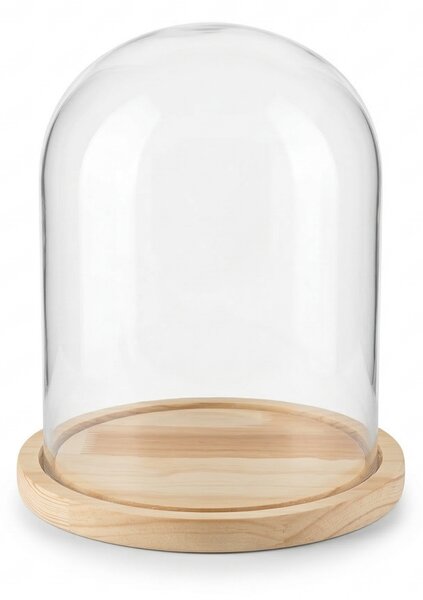 Cupola decorativă cu abajur din sticlă AURA, 30 cm