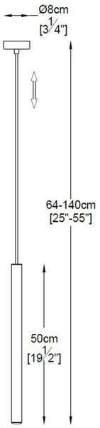 Zuma Line Loya lampă suspendată 1x5 W cupru P0461-01A-L7L7