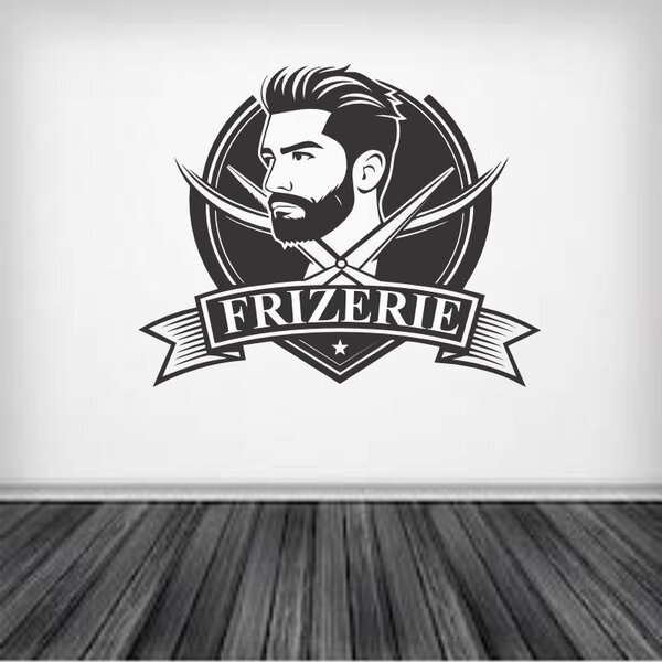 Sticker perete Frizerie 21