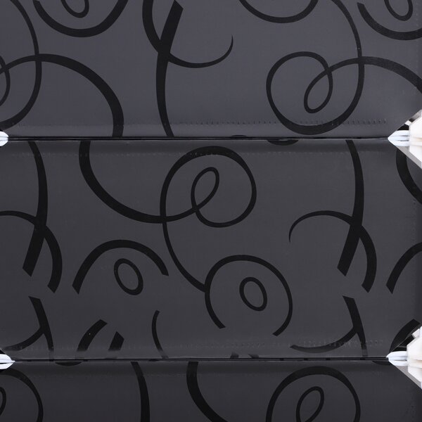 HOMCOM Organizator Pantofi Modular, 16 Cuburi, Ușor de Asamblat, Material PP, Design Modern, Alb și Negru, 95x37x160cm | Aosom Romania