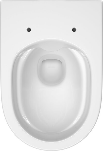 Cersanit Larga vas wc cu capac soft-close agăţat fără margine alb S701-472