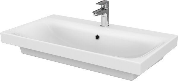 Cersanit Moduo lavoar 80x45 cm dreptunghiular mobilier alb luciu K116-013-ECO