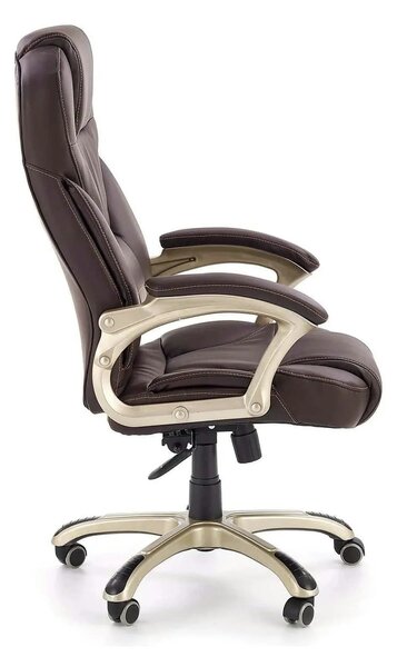 Scaun directorial DESMOND, negru, piele ecologica, 67x70x112/119 cm