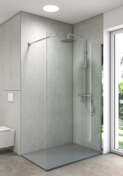 Oltens Boran set de duș perete cu termostat cu duș de ploaie crom 36502100