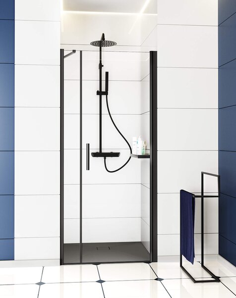 Deante Round raft 43 cm negru ADR_N511