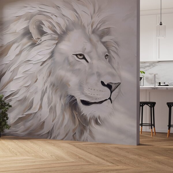 Tapet Leu, Fototapet Animale, w03905 : Uwalls.ro