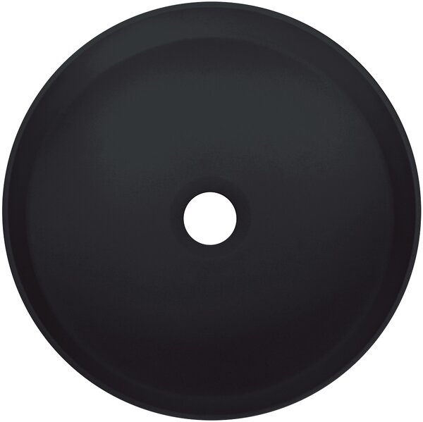 Deante Silia lavoar 36x36 cm rotund de blat negru mat CQS_NU4S