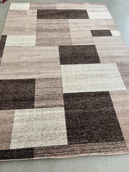 Model Mira 24143 140, Covor Dreptunghiular, Crem Maro 160x230