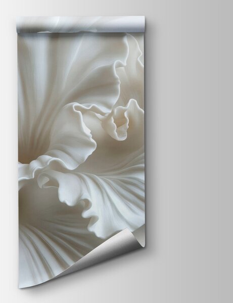 Fototapet Falduri delicate de eleganță texturată, Fototapet flori 3D, Fototapet populare, w03620 - Tapeko.ro