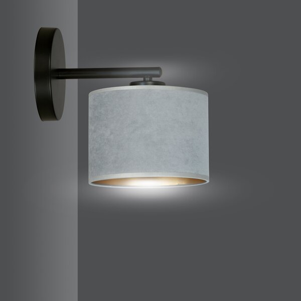 Emibig Hilde lampă de perete 1x15 W negru-auriu-gri 1050/K1
