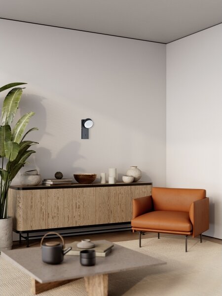 ITALUX WL-47380-1-BK - Aplica de perete LED FONTEN, 1,8W/230V, 4000K, neagră