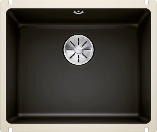 Blanco Subline 500-U chiuveta din ceramica 54.3x45.6 cm negru 523740