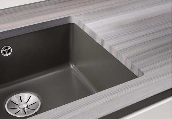 Blanco Subline 500-U chiuveta din ceramica 54.3x45.6 cm negru 523740