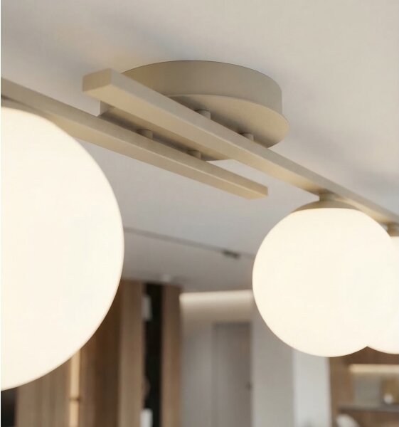 Plafonieră KAIRO 3xE14/10W/230V bej