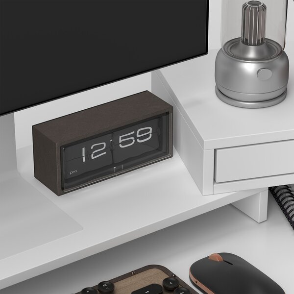 HOMCOM Suport pentru Monitor Reglabil, Alb | Aosom Romania