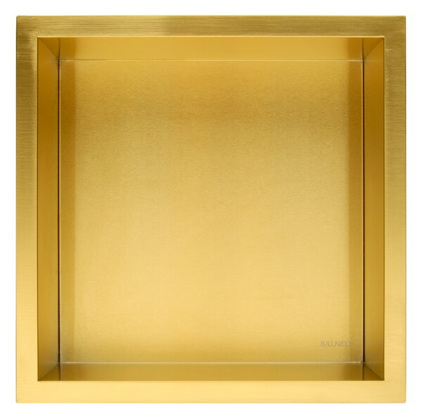 Balneo Wall-Box One Gold raft de nișă 30 cm auriu OB-BR1