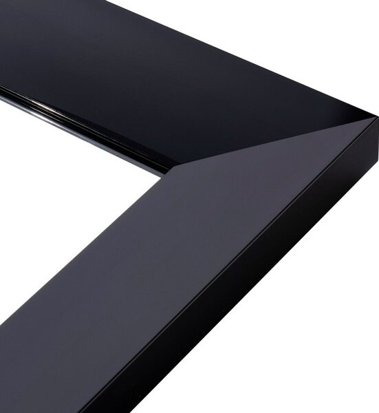 Ars Longa Milano oglindă 74.4x134.4 cm dreptunghiular negru MILANO60120-C