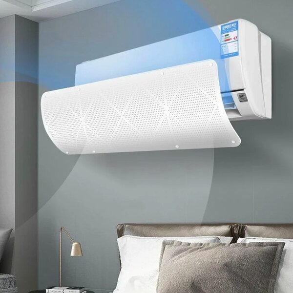Set 2 x Deflector aer conditionat, protectie jet de aer rece, 90 cm