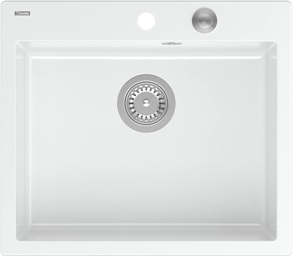 Quadron Morgan chiuveta graniteq 57x50 cm alb HB8304U1-BS_P2O