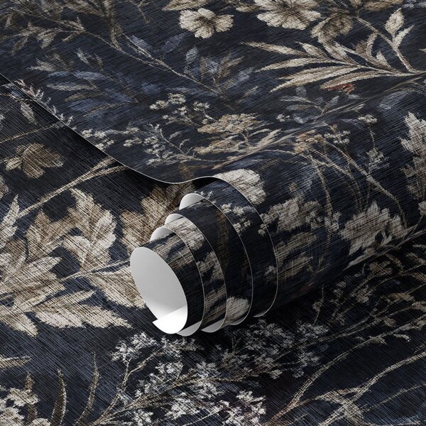 Tapet Model floral în culori naturale, Tapet stil englezesc, a00162 : Uwalls.ro