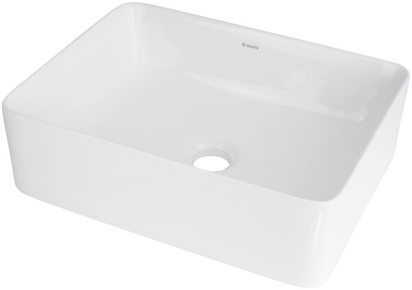 Deante Jasmin lavoar 40x30 cm dreptunghiular de blat alb CDJ_6U4S
