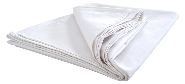 Cearsaf din bumbac DELUXA 145x245 cm alb