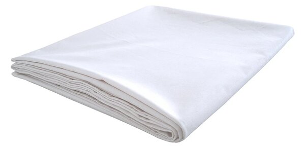 Cearsaf din bumbac DELUXA 145x245 cm alb
