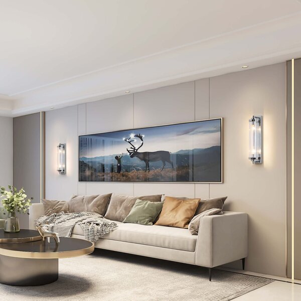Light Prestige Lorenzo lampă de perete 2x40 W crom-transparent LP-2960/1WCH