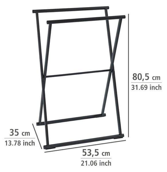 Wenko Lava umeraș cu picioare negru 23709100