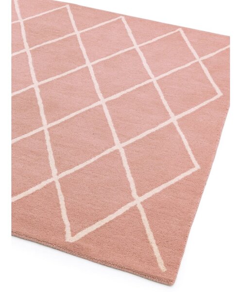 Covor roz handmade din lână 80x150 cm Albany – Asiatic Carpets