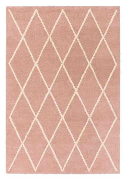 Covor roz handmade din lână 80x150 cm Albany – Asiatic Carpets