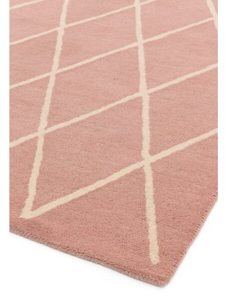 Covor roz handmade din lână 80x150 cm Albany – Asiatic Carpets