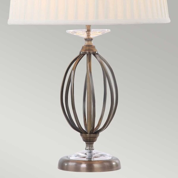 Elstead AG-TL-AGED-BRASS - Lampă de masă AEGEAN, 1xE27/60W/230V, bronz