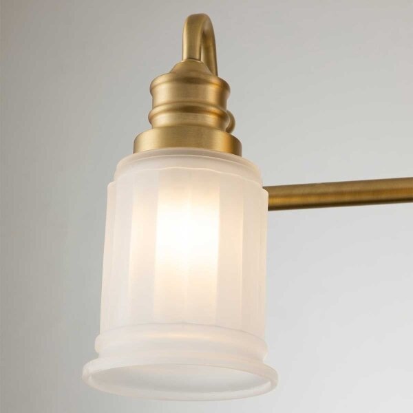 Quoizel QZ-SWELL4-BB-BATH-LED Aplică de perete pentru baie SWELL 4xG9/3W/230V IP44 aurie
