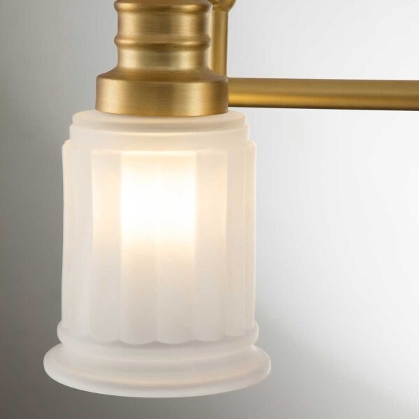 Quoizel QZ-SWELL3-BB-BATH-LED Aplica de perete pentru baie SWELL 3xG9/3W/230V IP44 auriu