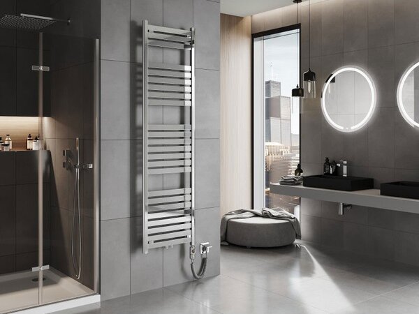 Mexen Uran, element electric de încălzire 1800x500 mm + tijă de încălzire 900 W, crom, W105-1800-500-2900-01